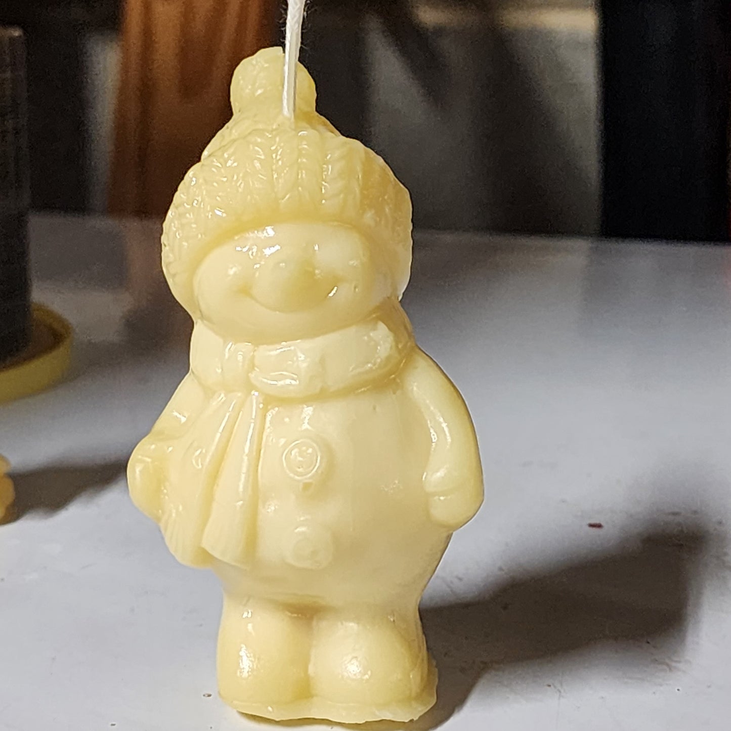 Charming Snowman Candle