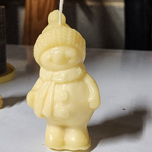 Charming Snowman Candle