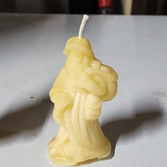 Mini Santa Claus Candle – Festive Glow with Holiday Cheer