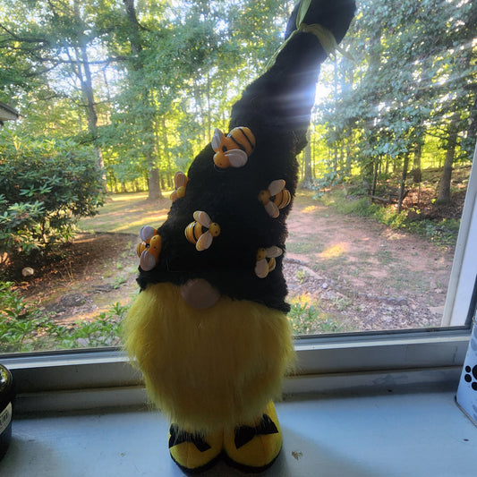 Handcrafted Bee Gnome